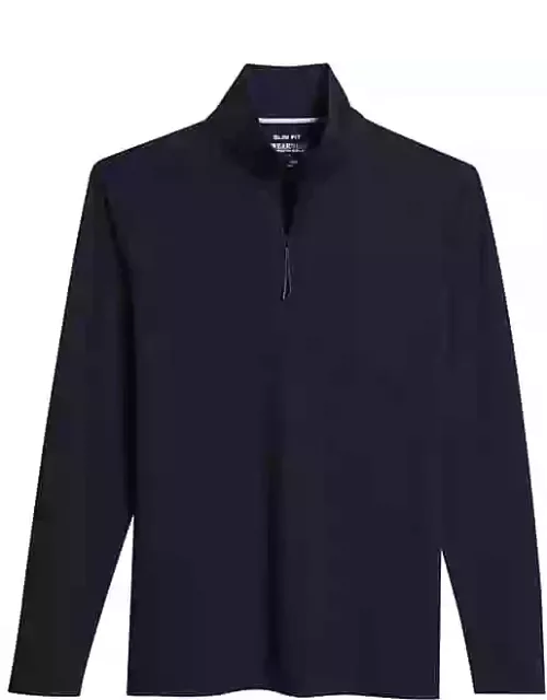 Awearness Kenneth Cole Men's Slim Fit 1/4-Zip Sweater Navy