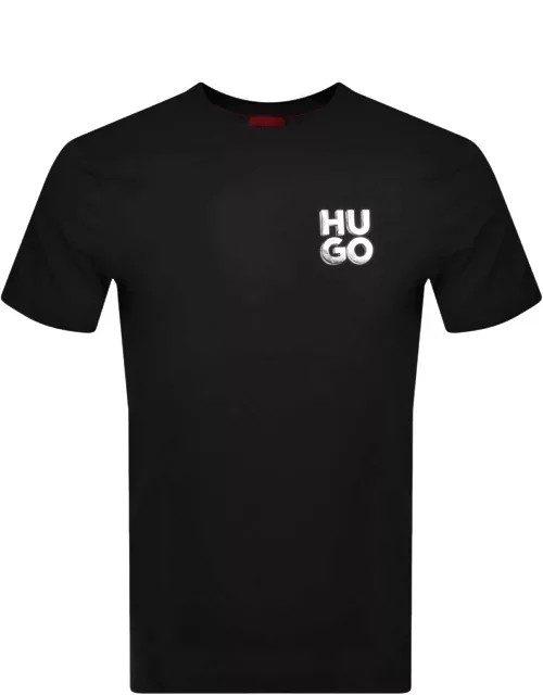 HUGO Detzington241 T Shirt Black