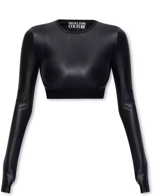 Versace Jeans Couture Logo-underband Crop Top