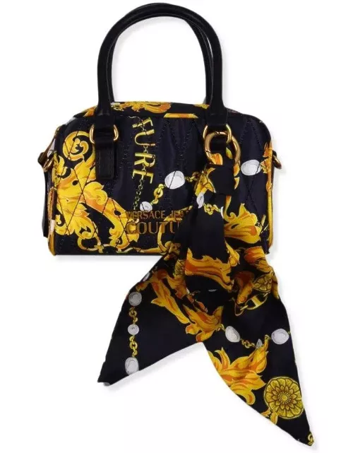 Versace Jeans Couture Baroque-print Zip-up Tote Bag