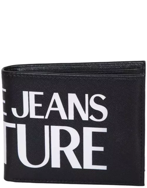 Versace Jeans Couture Logo Printed Bifold Wallet