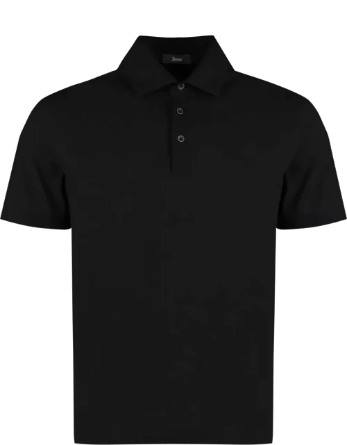 Herno Cotton Jersey Polo Shirt