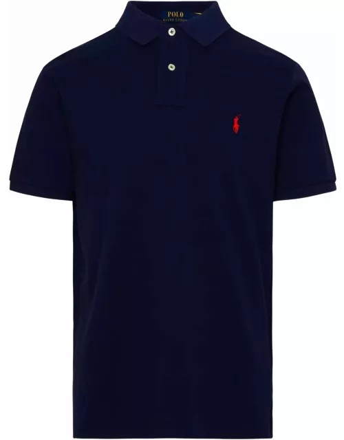 Polo Ralph Lauren Blue Cotton Polo Shirt