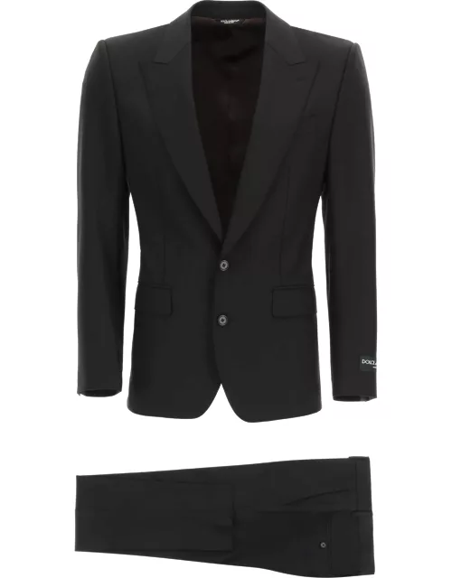 DOLCE & GABBANA SICILIA FIT TWO-PIECE SUIT IN VIRGIN WOO