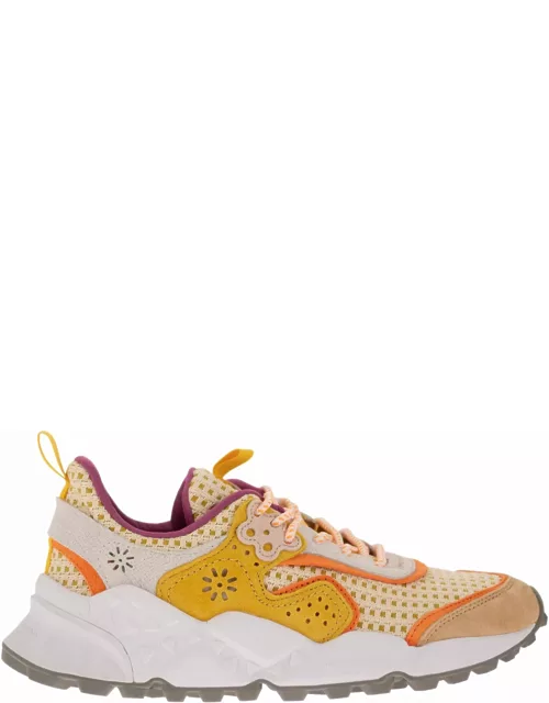 Flower Mountain Kotetsu - Sneakers In Suede And Technical Fabric