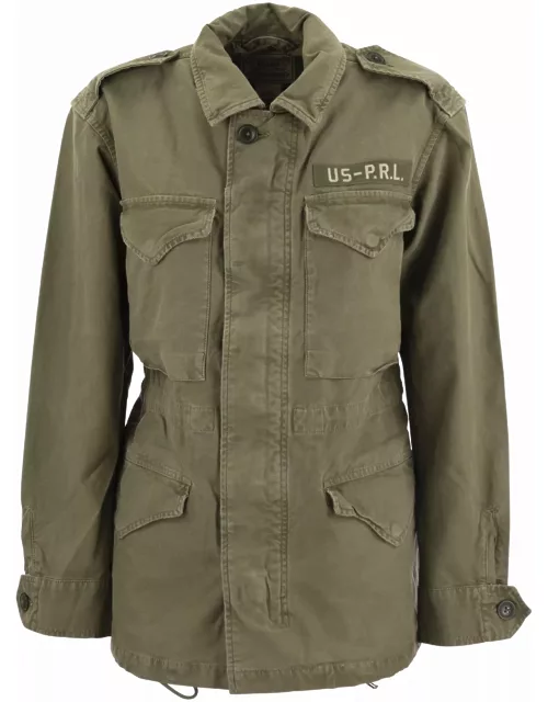 Polo Ralph Lauren Military Jacket In Split Twil