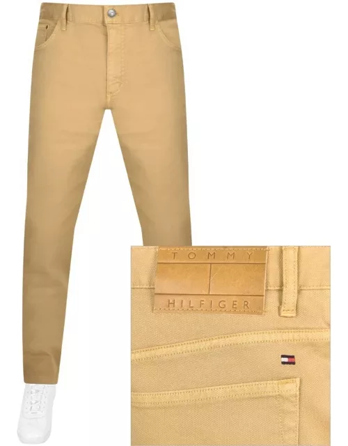 Tommy Hilfiger Denton Straight Fit Chinos Brown