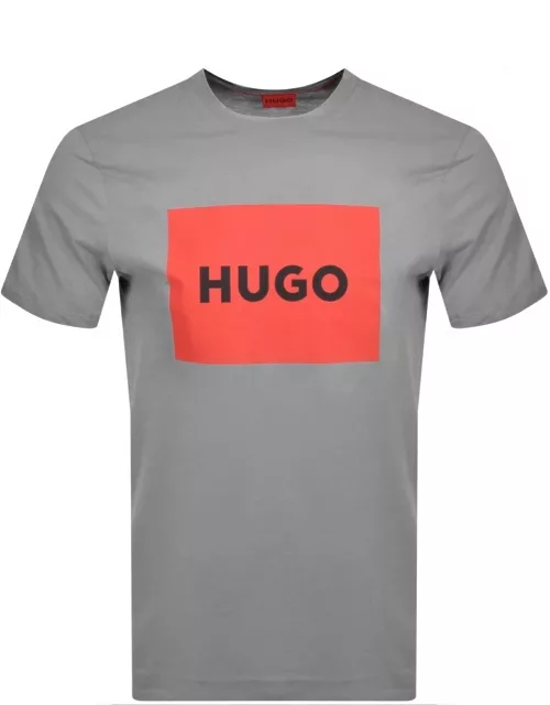 HUGO Dulive222 Crew Neck T Shirt Grey