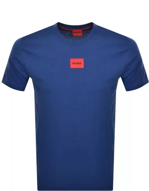 HUGO Diragolino212 T Shirt Blue