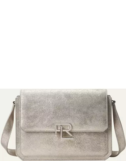 RL 888 Metallic Leather Crossbody Bag