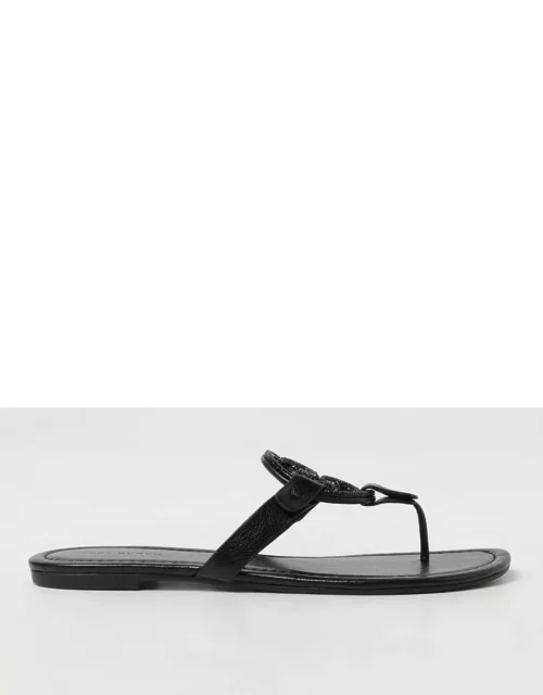 Flat Sandals TORY BURCH Woman colour Black