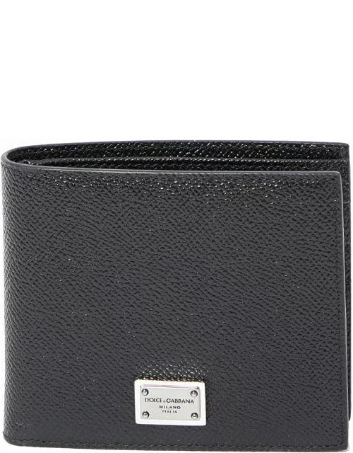 Bifold wallet in leather