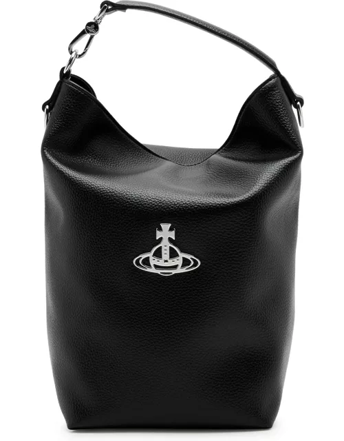 Vivienne Westwood Sam Medium Vegan Leather top Handle bag - Black