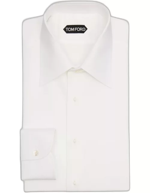 Men's Cocktail Voile Slim-Fit Cotton Dress Shirt