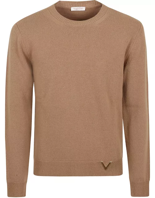 Valentino Garavani V Detail Cachemer Sweater