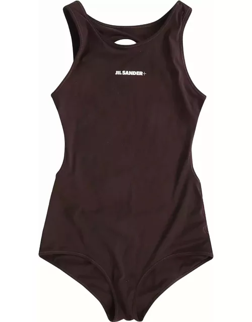 Jil Sander Sports Swimsuit Crew Neck With Open Back