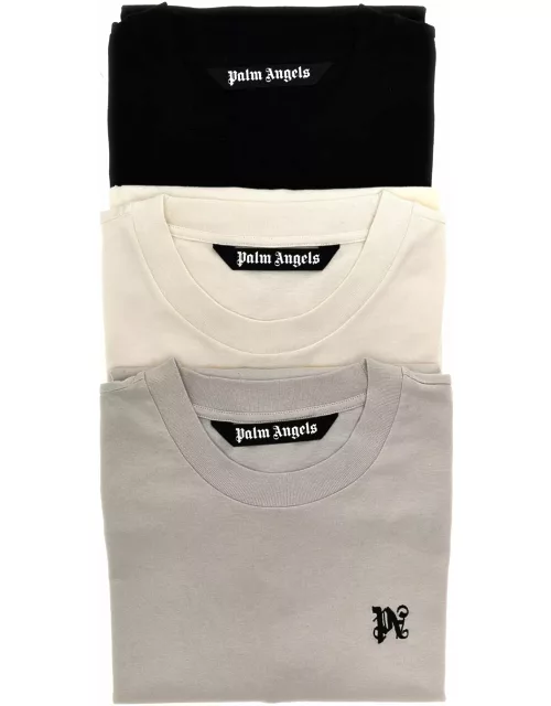 Palm Angels 3-pack monogram T-shirt