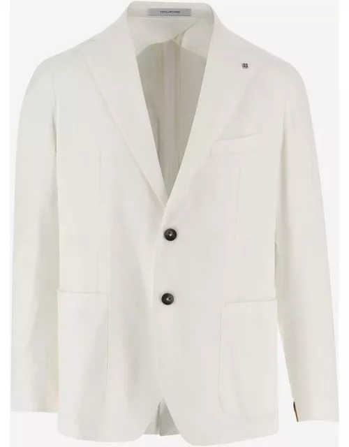 Tagliatore Single-breasted Stretch Cotton Jacket