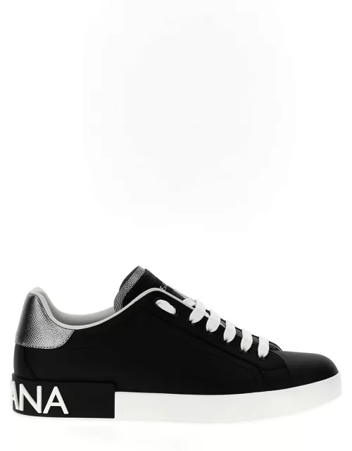 Dolce & Gabbana Portofino Leather Sneaker