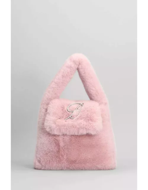 Blumarine Hand Bag In Rose-pink Polyester