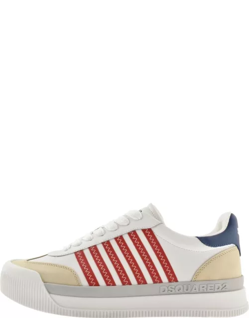 DSQUARED2 New Jersey Trainers White
