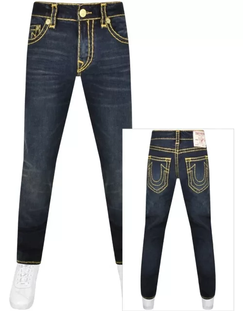 True Religion Rocco Super T Flap Jeans Blue
