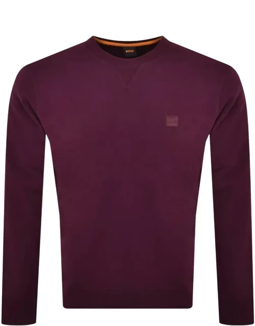 BOSS Westart 1 Sweatshirt Purple
