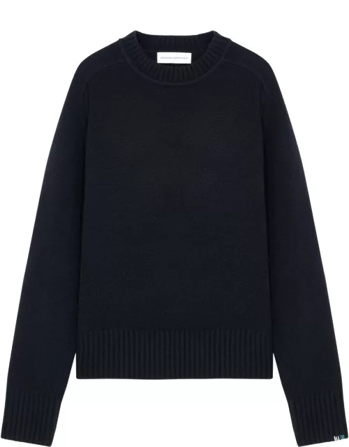 Extreme Cashmere N°123 Bourgeois Cashmere Jumper - Navy - One