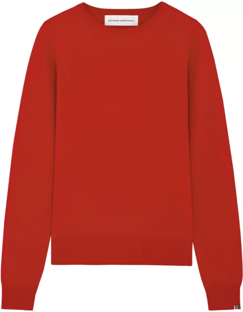 Extreme Cashmere N°41 Body Cashmere-blend Jumper - Red - One