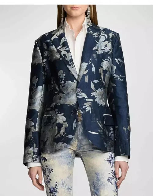 Parker Floral Jacquard Jacket