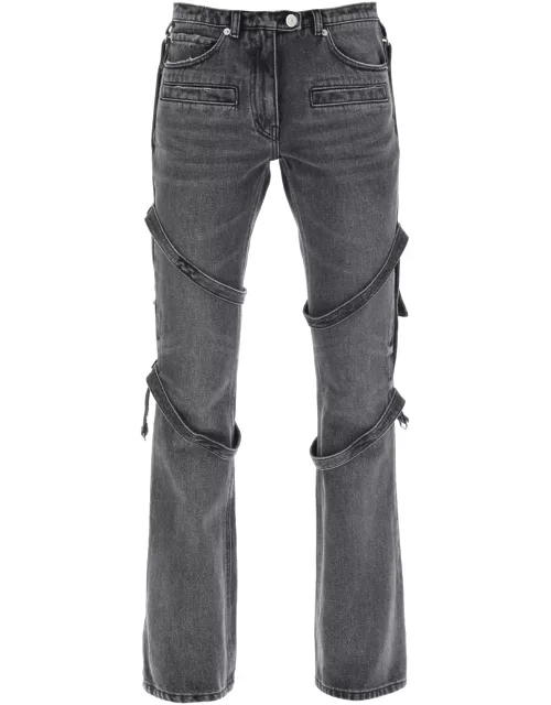 Courrèges Bootcut Jeans With Strap