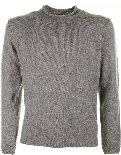 Seventy Gray Sweater With Collar