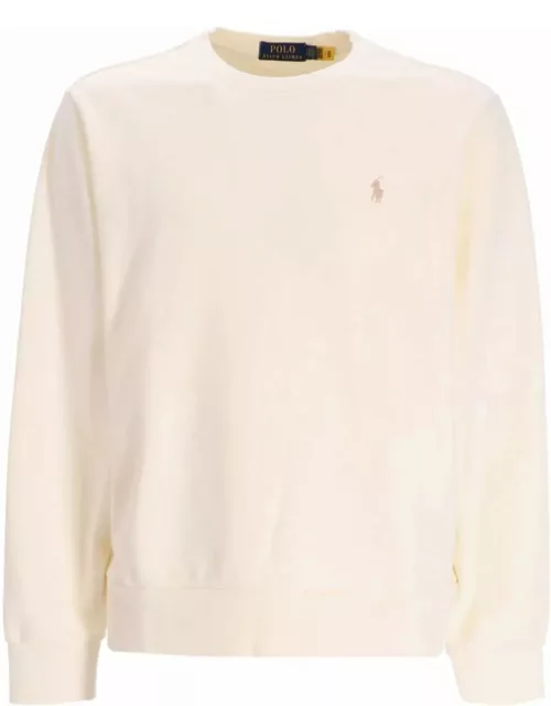 Ralph Lauren Cream White Cotton Sweatshirt