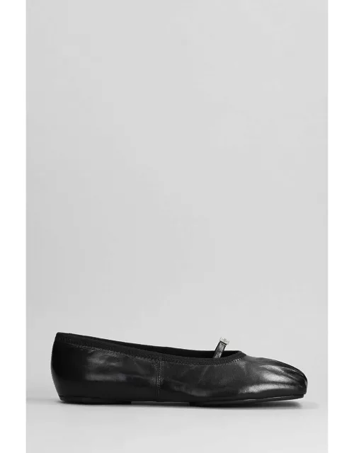 Givenchy Ballet Flats In Black Leather