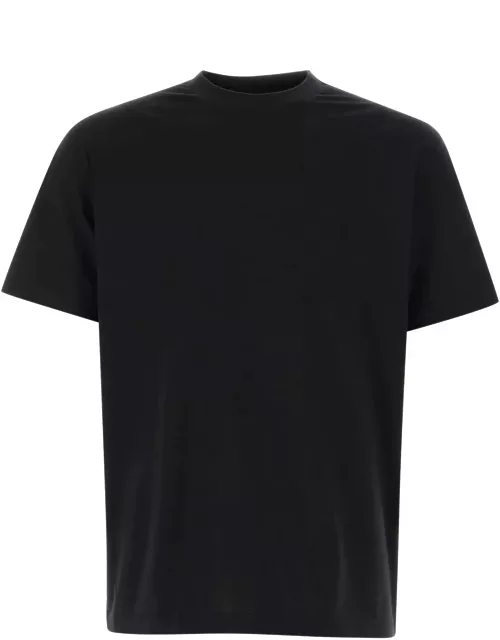 Y-3 Black Cotton T-shirt