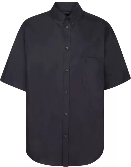 Balenciaga Collared Short-sleeve Shirt