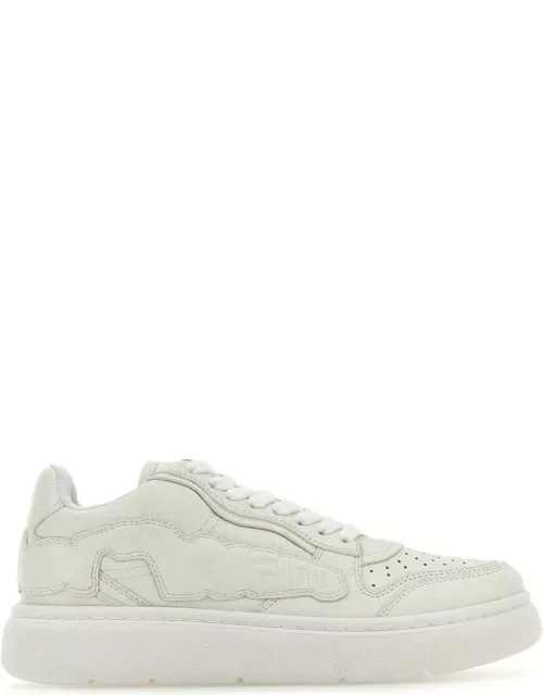 Alexander Wang White Leather Puff Sneaker
