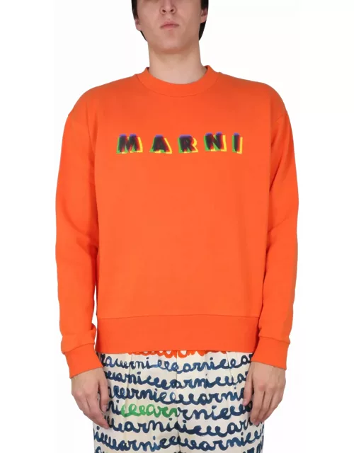 Marni 3d Logo Print Sweatshirt