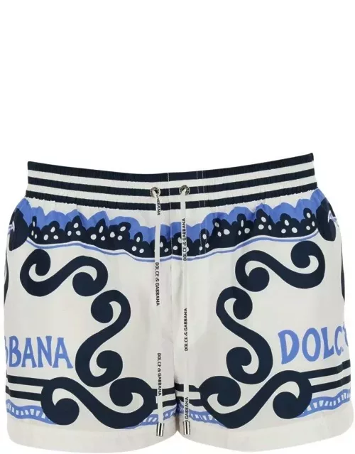 Dolce & Gabbana Marina Printed Swim Short