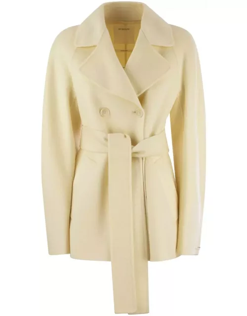 SportMax Double-breasted Belted Coat