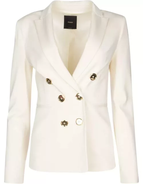 Pinko Double-breasted Tailored Blazer