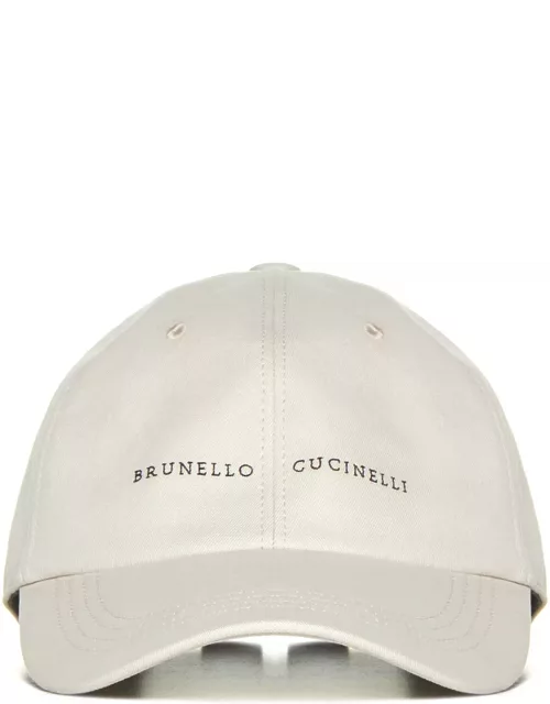 Brunello Cucinelli Embroidered Logo Baseball Cap