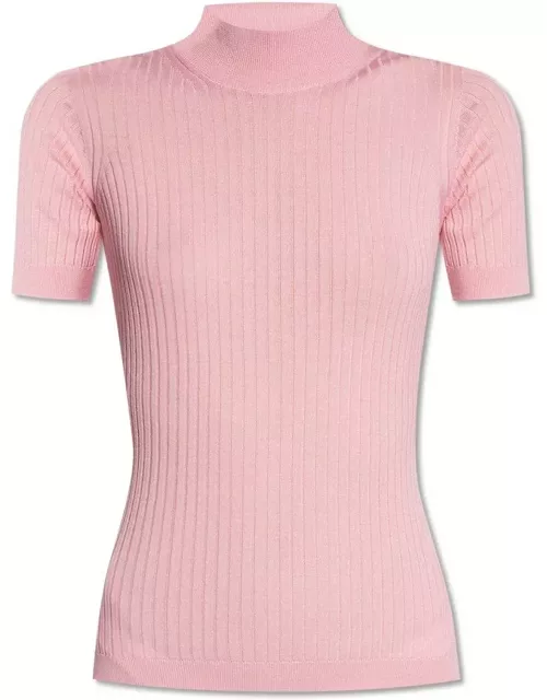 Versace Mock Neck Knitted Top