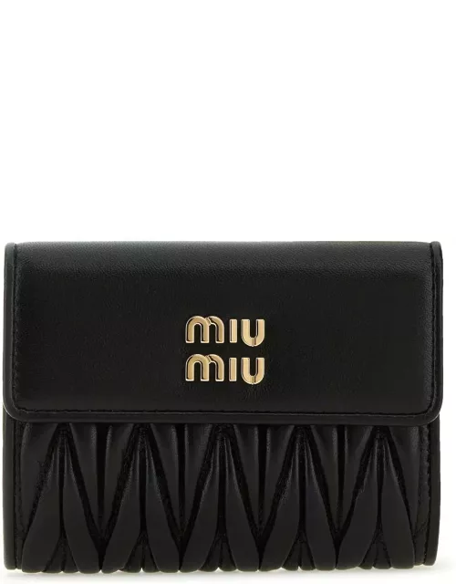 Miu Miu Black Leather Wallet