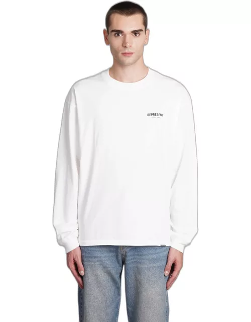 REPRESENT T-shirt In White Cotton T-Shirt