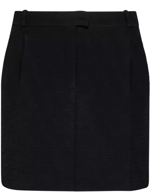 Fendi Ff Jacquard Mini Skirt