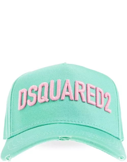 Dsquared2 Logo Embroidered Baseball Cap