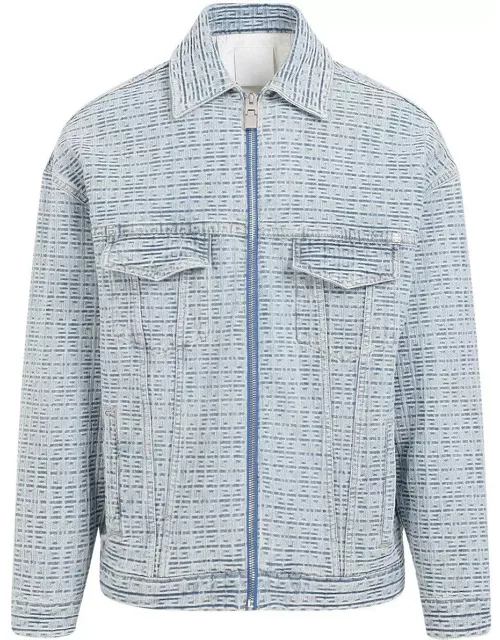 Givenchy 4g Motif Zip-up Shirt Jacket