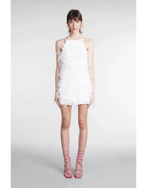 Cult Gaia Shannon Dress In White Viscose