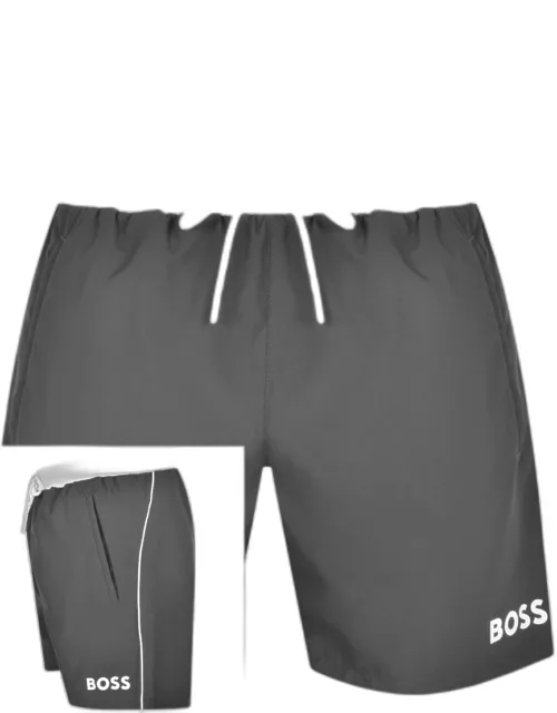 BOSS Starfish Swim Shorts Grey